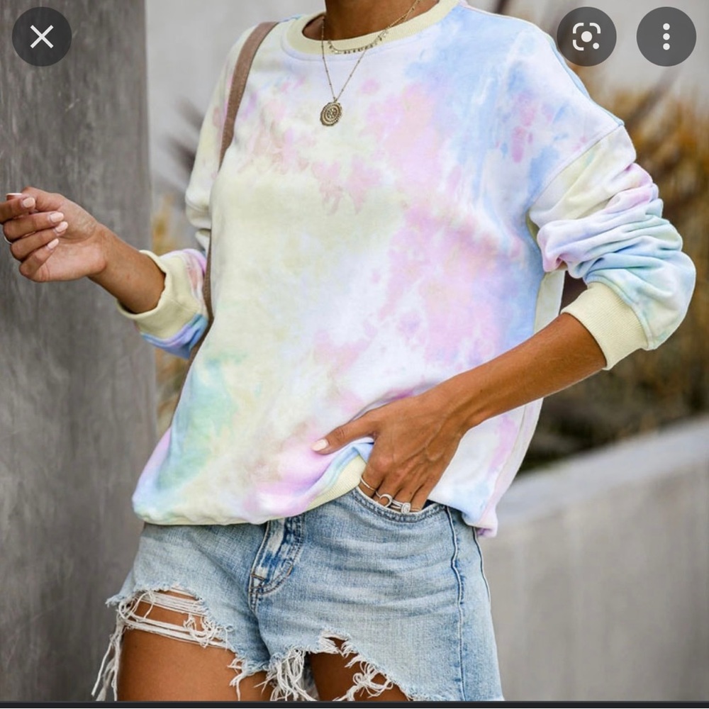 Vici dolls tie dye crewneck